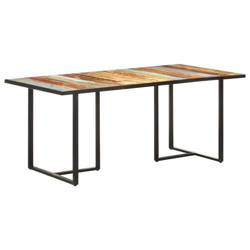 Spisebord 180 cm massivt genbrugstræ