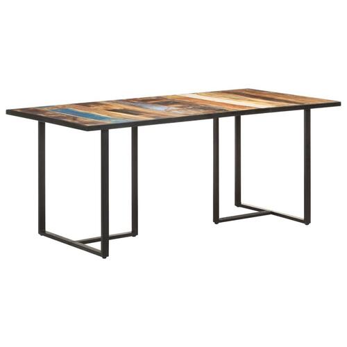 Spisebord 180 cm massivt genbrugstræ