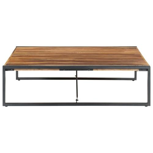 Sofabord 140x140x40 cm massivt træ med sheeshamfinish