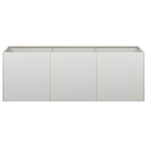 Plantekasse 120x40x40 cm rustfrit stål