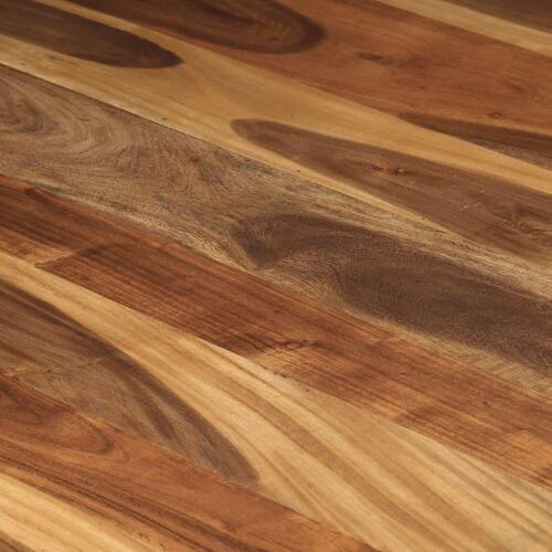 Sofabord 120x120x40 cm massivt træ med sheeshamfinish