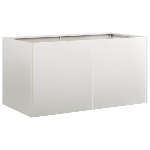 Plantekasse 80x40x40 cm rustfrit stål
