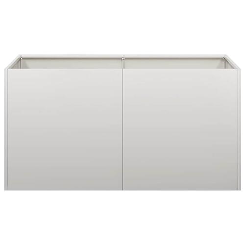 Plantekasse 80x40x40 cm rustfrit stål