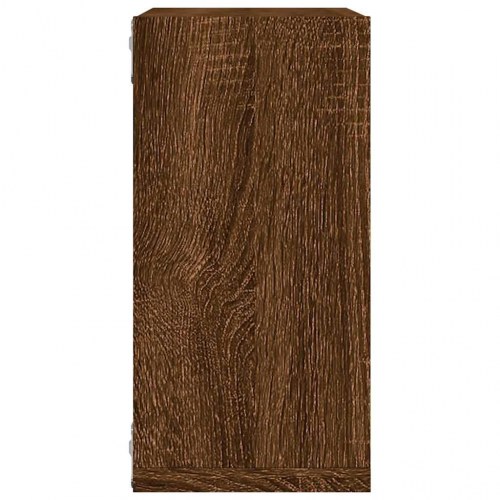 Kubeformede væghylder - 2 stk. 30×15×30 cm i brun egetræsfarve