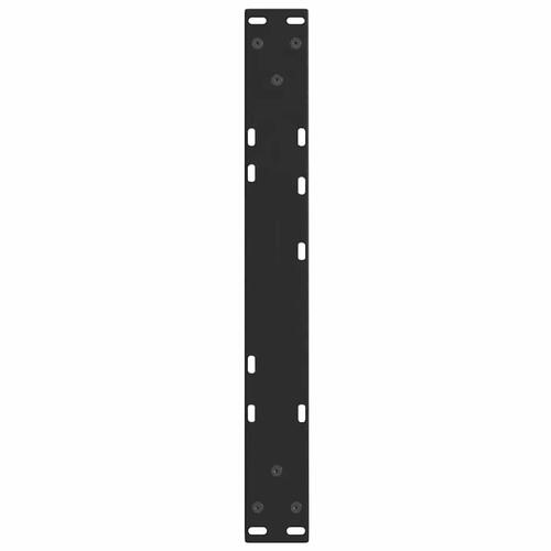 Spisebordsben V-form 2 stk Sort 60x(30-31,3) cm Stål