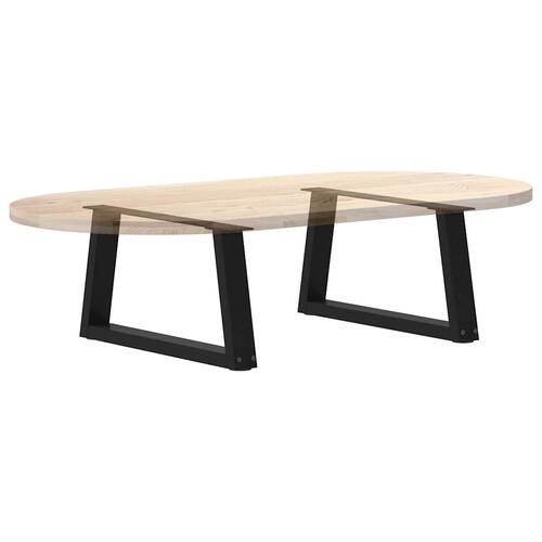 Spisebordsben V-form 2 stk 50x(30-31,3) cm stål sort