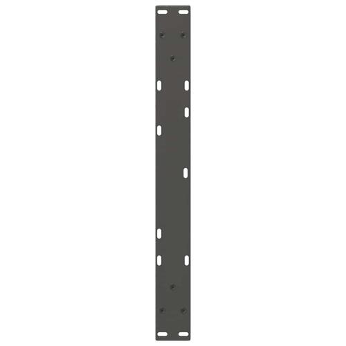 Spisebordsben V-formet 2 stk. 60x(42-43,3) cm stål antracitgrå