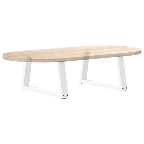 Spisebordsben V-form 2 stk 70x(30-31,3) cm stål hvid