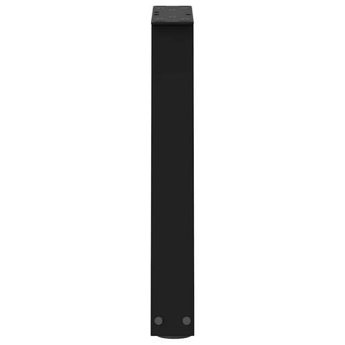 Spisebordsben V-formet 2 stk. 28x(42-43,3) cm stål sort