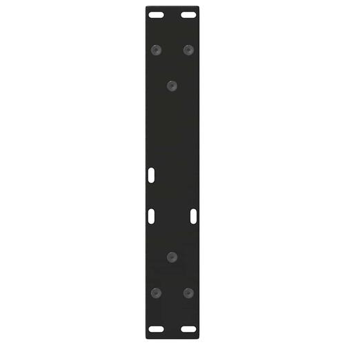 Spisebordsben V-formet 2 stk. 28x(42-43,3) cm stål sort