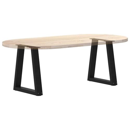 Spisebordsben V-formet 2 stk. 28x(42-43,3) cm stål sort