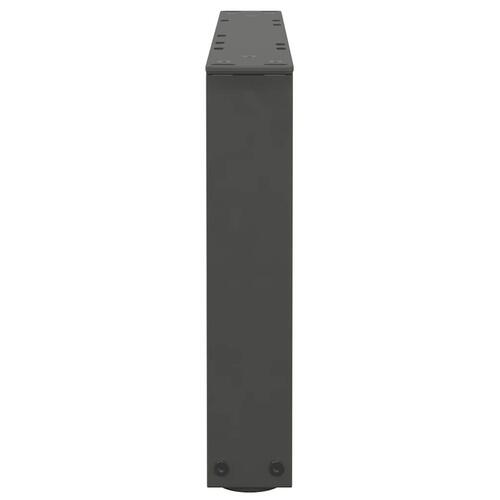 Spisebordsben V-form 2 stk 50x(30-31,3) cm stål antracitgrå