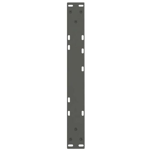 Spisebordsben V-form 2 stk 50x(30-31,3) cm stål antracitgrå