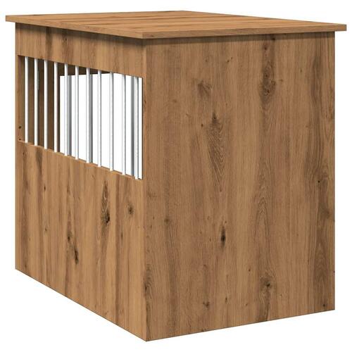 Hundebur 55x80x68 cm konstrueret træ kunsteg