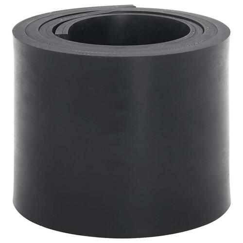 Gummikant til sneplov 150x15x1 cm sort