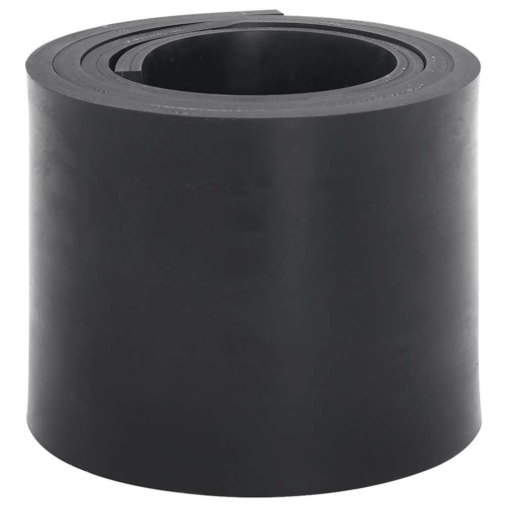 Gummikant til sneplov 150x15x1 cm sort