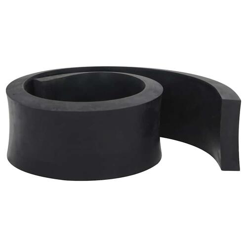 Gummikant til sneplov 120x8x2 cm sort