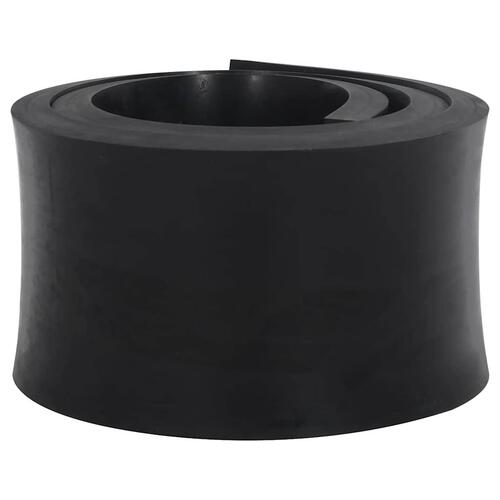 Gummikant til sneplov 200x15x2 cm sort