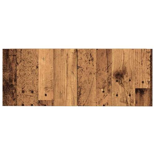 Væghængte tv-borde 2 stk. 80x30x30 cm gammelt træ-look