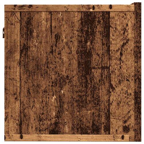 Væghængte tv-borde 2 stk. 80x30x30 cm gammelt træ-look
