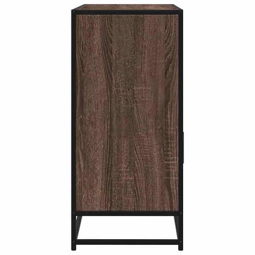 Skænk 100x35x76 cm konstrueret træ brun egetræsfarve
