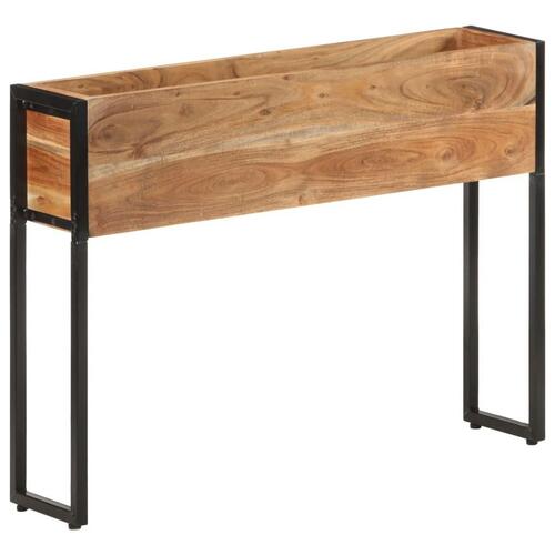 Plantekasse 90x20x68 cm massivt akacietræ
