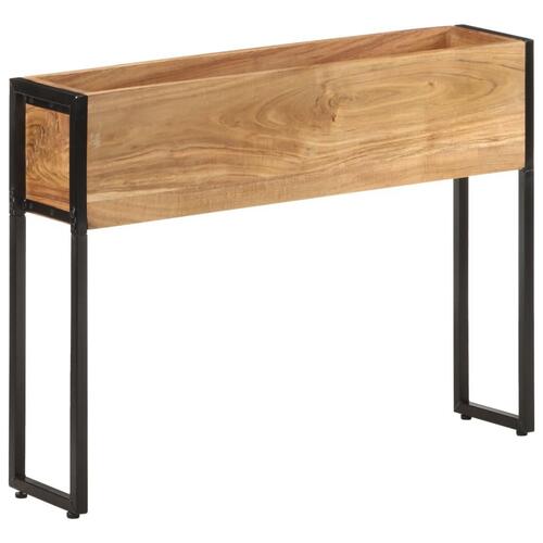Plantekasse 90x20x68 cm massivt akacietræ