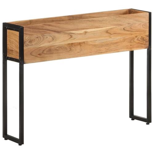 Plantekasse 90x20x68 cm massivt akacietræ