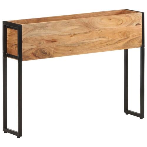 Plantekasse 90x20x68 cm massivt akacietræ