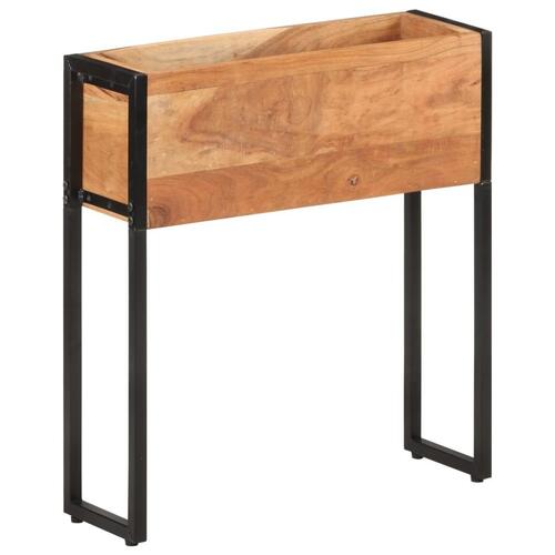 Plantekasse 60x20x68 cm massivt akacietræ