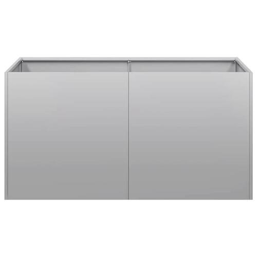 Plantekasse 80x40x40 cm galvaniseret stål