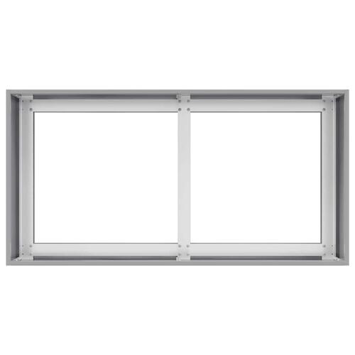 Plantekasse 80x40x40 cm galvaniseret stål