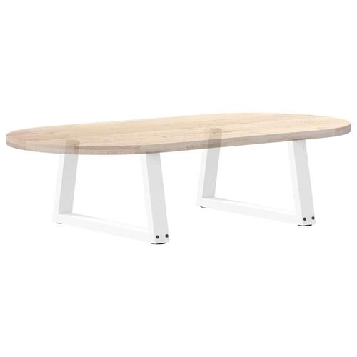 Spisebordsben V-form 2 stk 50x(30-31,3) cm stål hvid