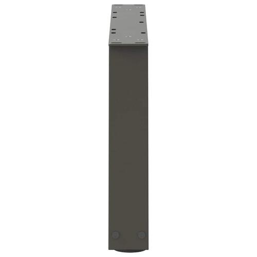 Spisebordsben V-form 2 stk 60x(30-31,3) cm stål antracitgrå