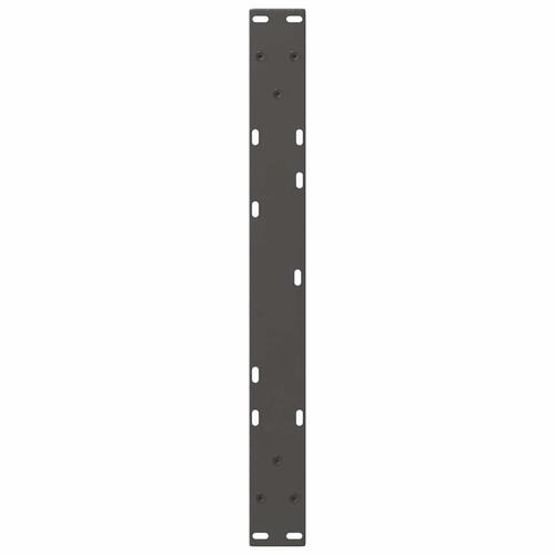 Spisebordsben V-form 2 stk 60x(30-31,3) cm stål antracitgrå