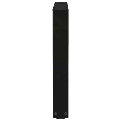 Spisebordsben V-formet 2 stk. 60x(42-43,3) cm stål sort