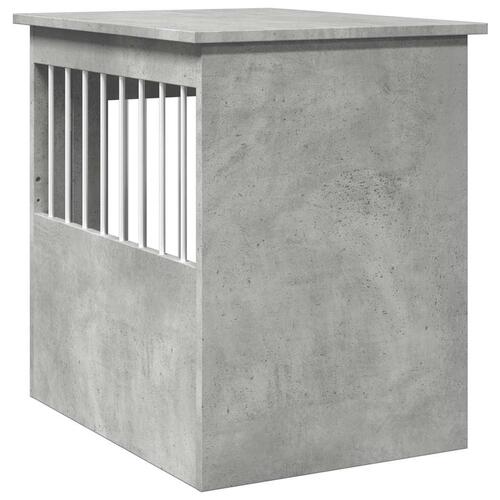 Hundehus 45x62x59 cm konstrueret træ betongrå