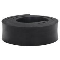 Gummikant til sneplov 150x8x2 cm sort