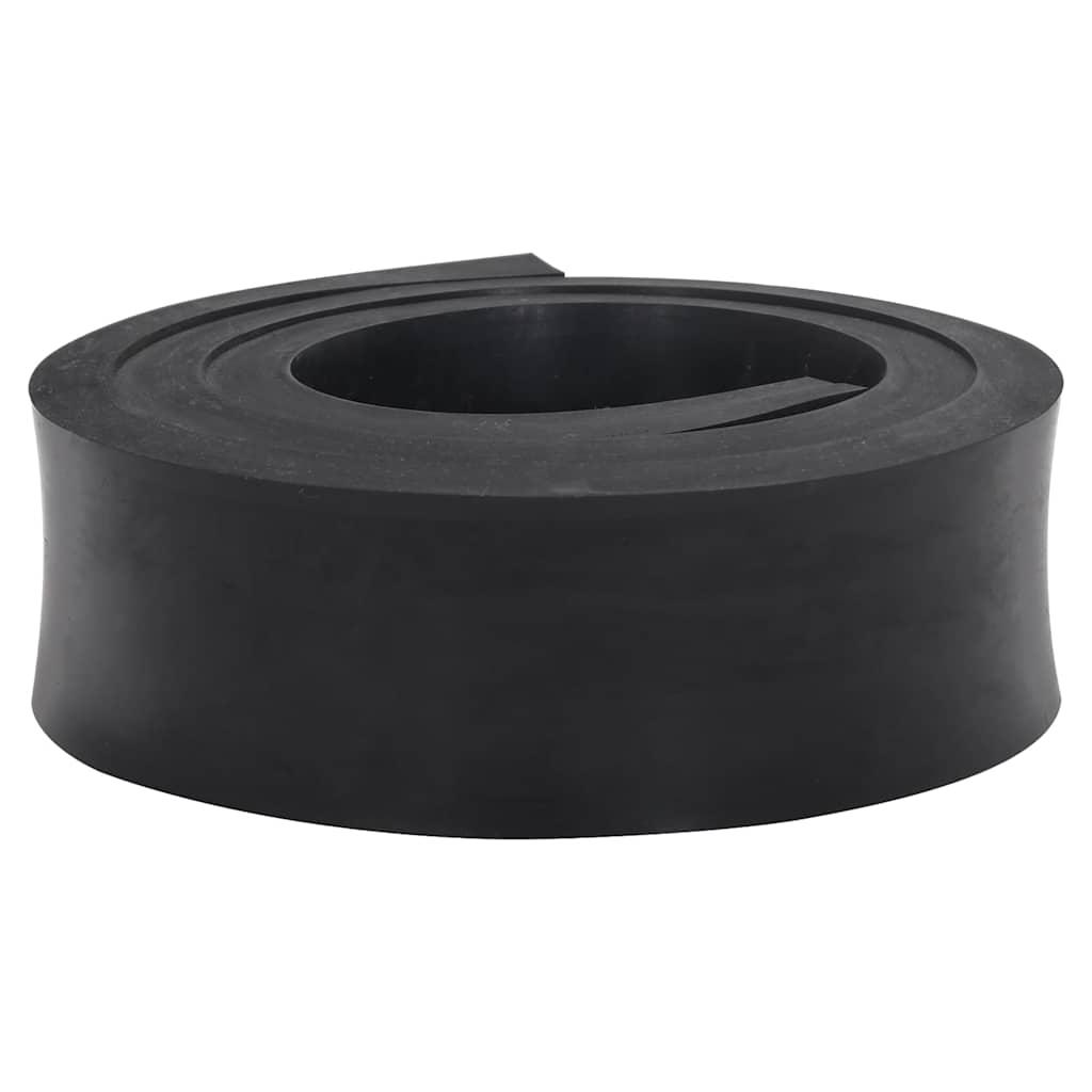 Gummikant til sneplov 150x8x2 cm sort