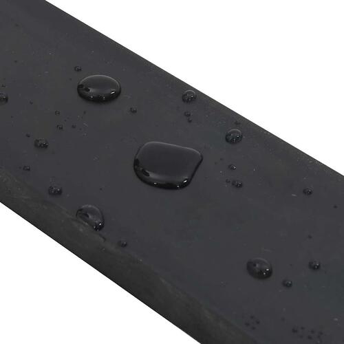 Gummikant til sneplov 150x8x2 cm sort