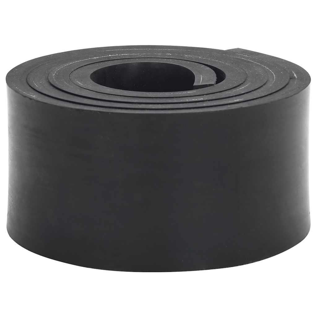 Gummikant til sneplov 150x10x1 cm sort