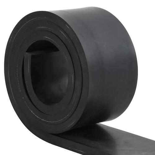 Gummikant til sneplov 150x10x1 cm sort