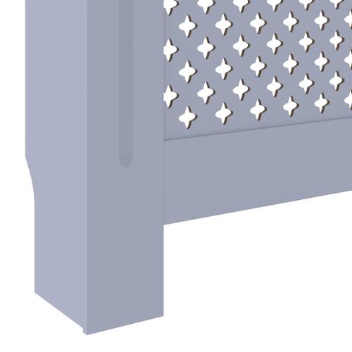 Radiatorskjuler 205 cm MDF grå