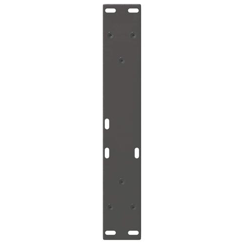 Spisebordsben V-form 2 stk 40x(30-31,3) cm stål antracitgrå