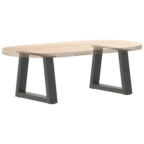 Spisebordsben V-form 2 stk 40x(30-31,3) cm stål antracitgrå