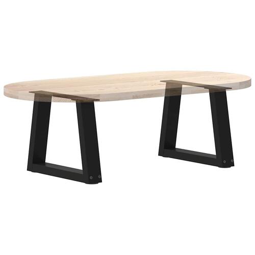 Spisebordsben V-form 2 stk 40x(30-31,3) cm stål sort