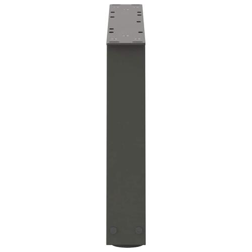 Spisebordsben V-form 2 stk 50x(30-31,3) cm stål antracitgrå