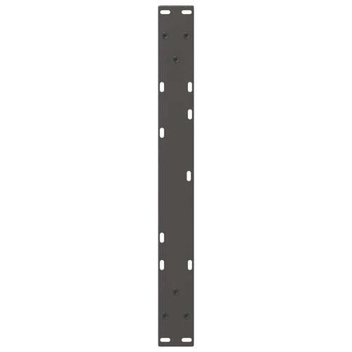 Spisebordsben V-form 2 stk 50x(30-31,3) cm stål antracitgrå