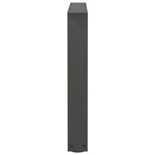Spisebordsben V-formet 2 stk. 60x(42-43,3) cm stål antracitgrå