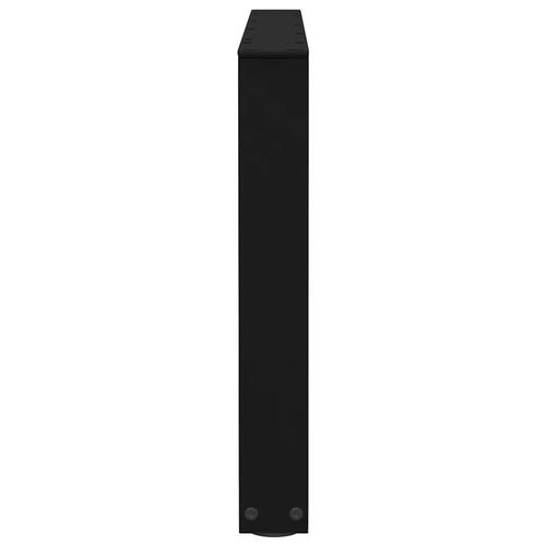 Spisebordsben V-formet 2 stk. 70x(42-43,3) cm stål sort
